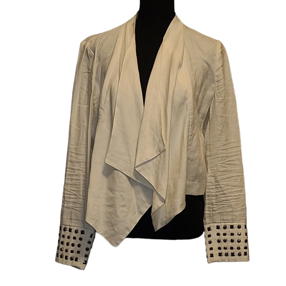 🤍HP🤍INC Linen Jacket with Studded Detail🤍Size Medium - Picture 2 of 8